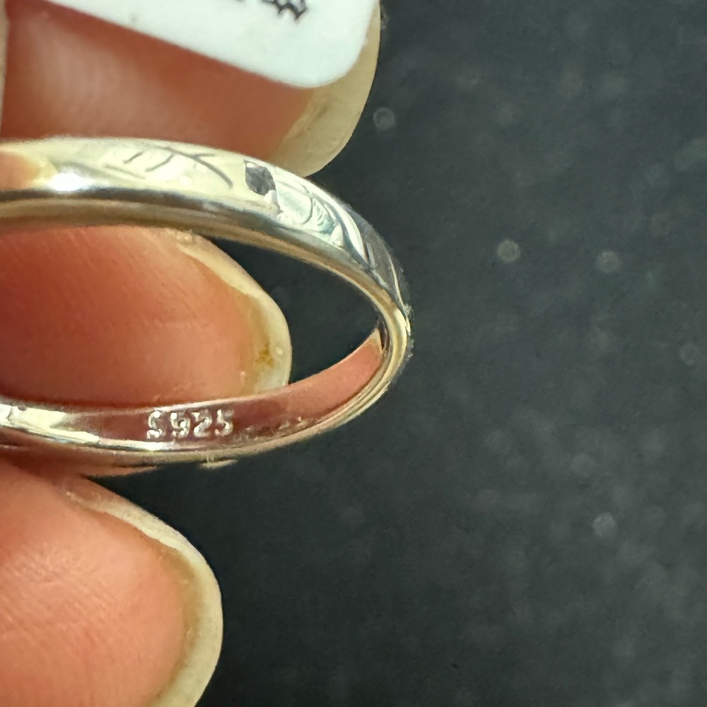 3-stone Moissanite ring - Picture 5 of 5